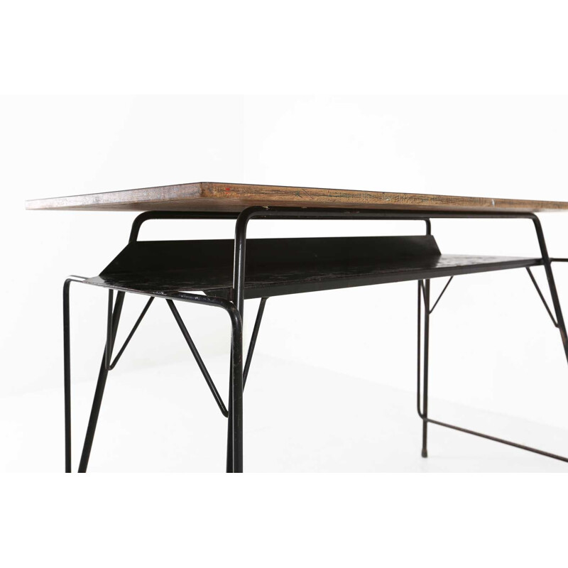 Vintage Willy Van Der Meeren desk, 1950s