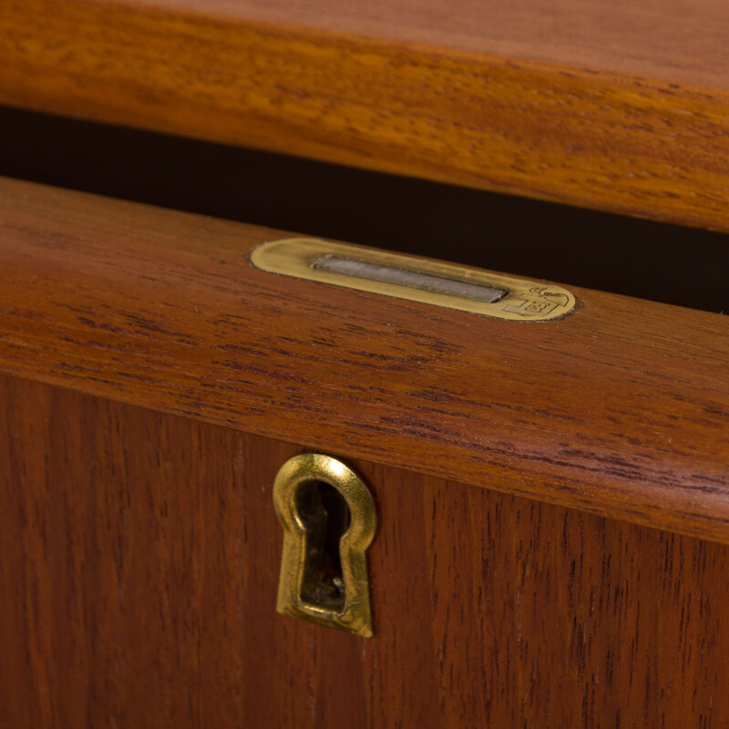 Vintage teak 6-drawer chest of drawers from Erik Baden's Mobelfabrik,1950s