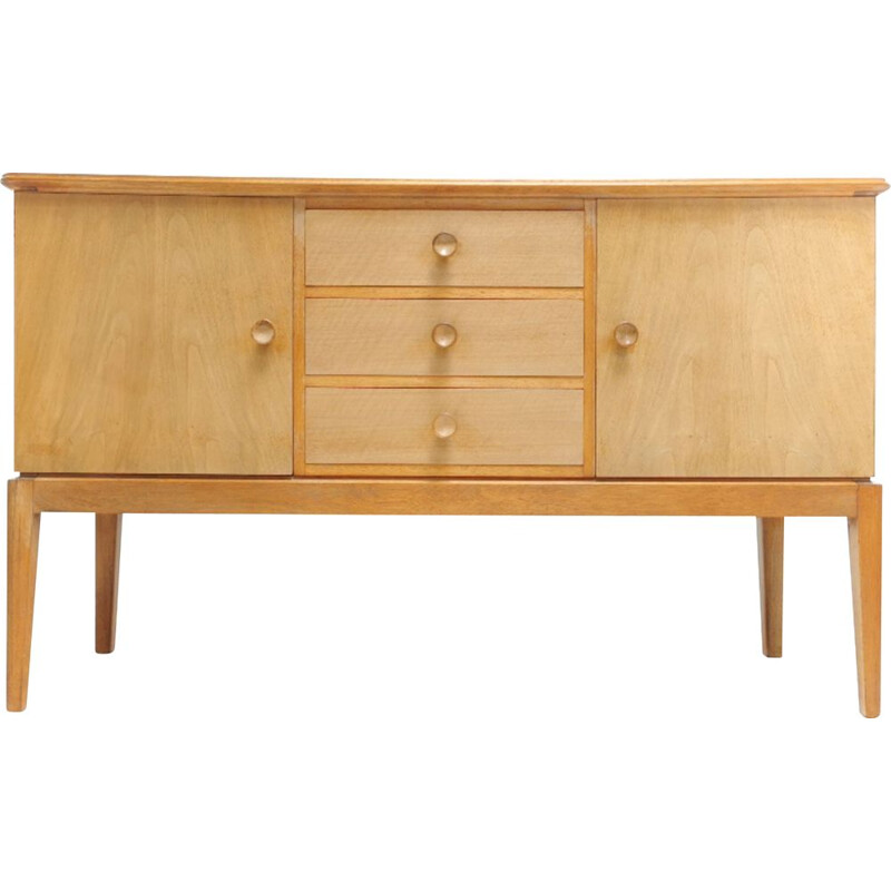 Enfilade vintage anglaise en bois blond par Gordon Russell