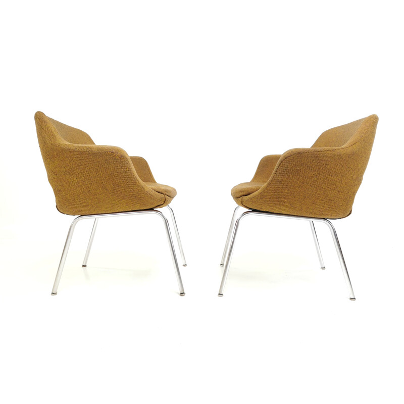 Pair of vintage armchairs in reinforced expanded foam, 1960s