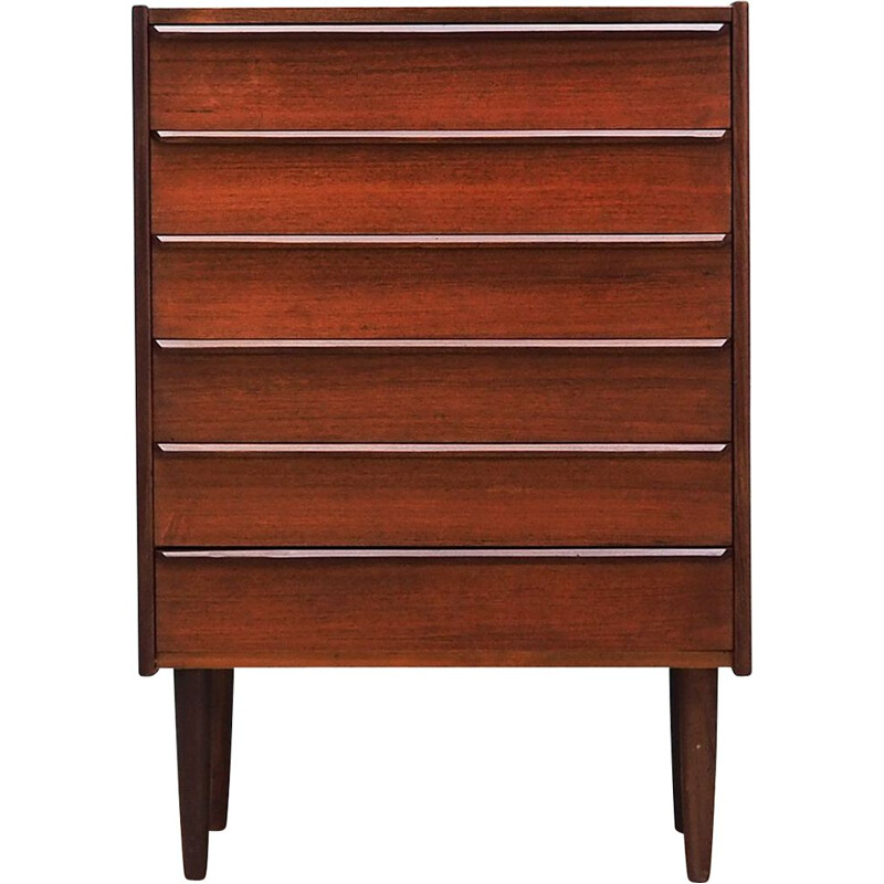 Vintage teak chest of drawers 1960