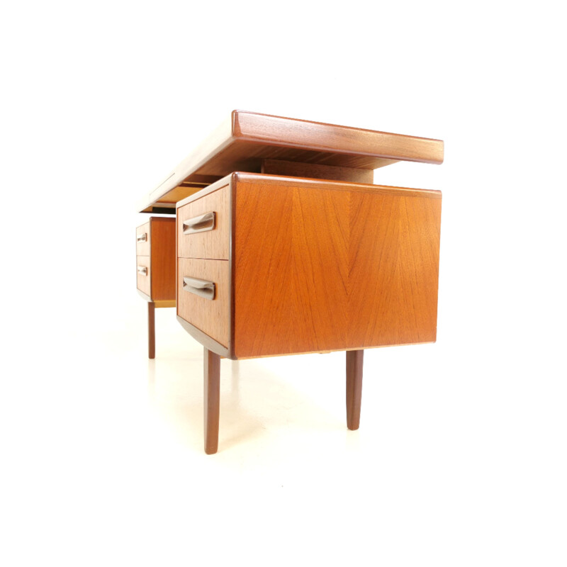 Vintage teak desk by Victor Wilkins For G Plan Fresco, 1960s