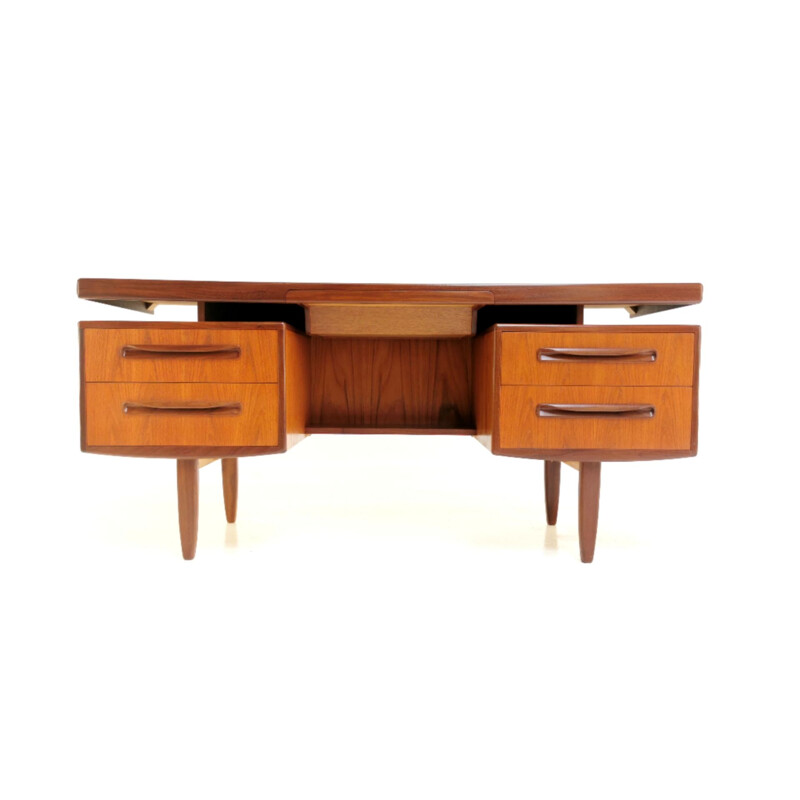 Vintage teak desk by Victor Wilkins For G Plan Fresco, 1960s