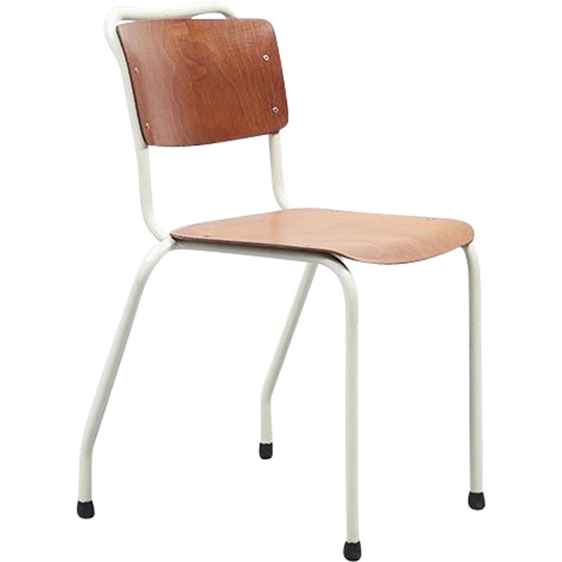 Vintage Gispen chairs 106 White Oak 1960