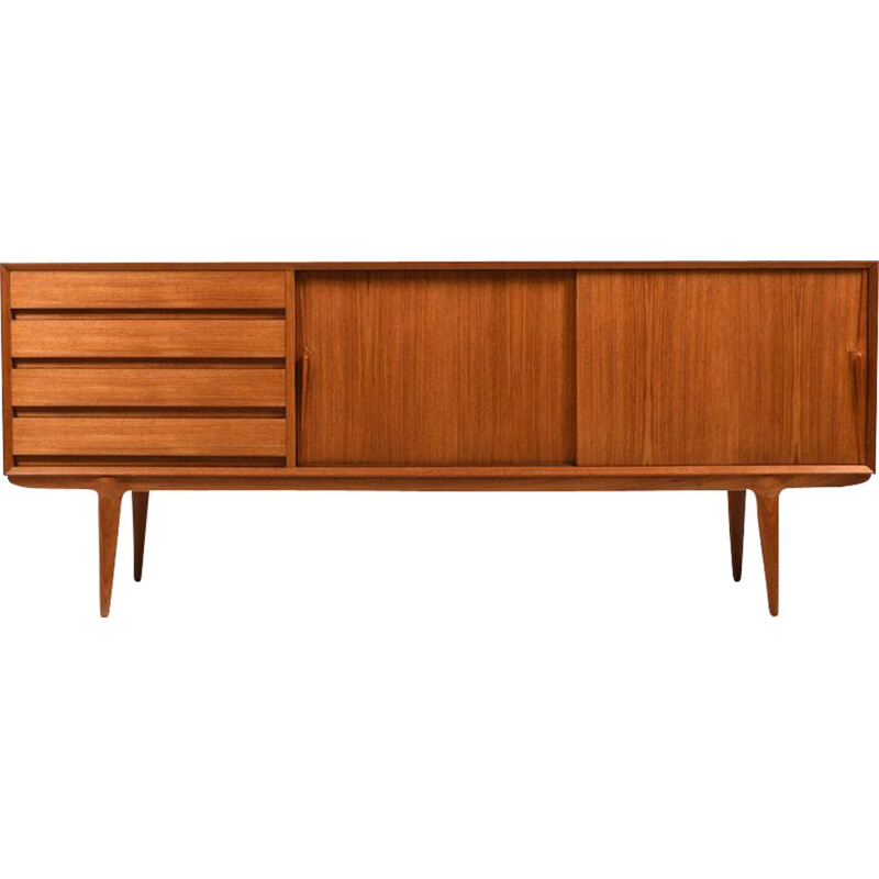 Mid Century Teak Sideboard by Omann Jun. Model n 18 Danish