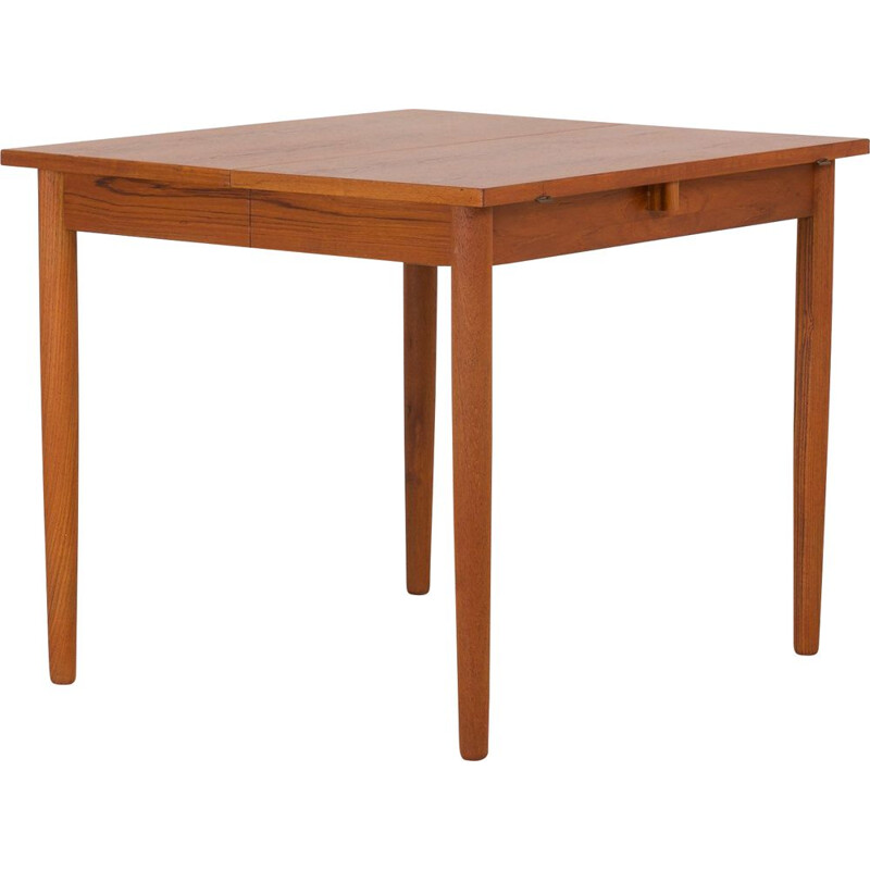 Vintage drop leaf table in teak,Danish 1960s