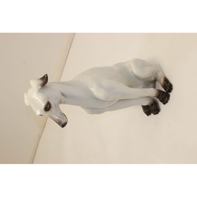 Vintage ceramic greyhound Italy