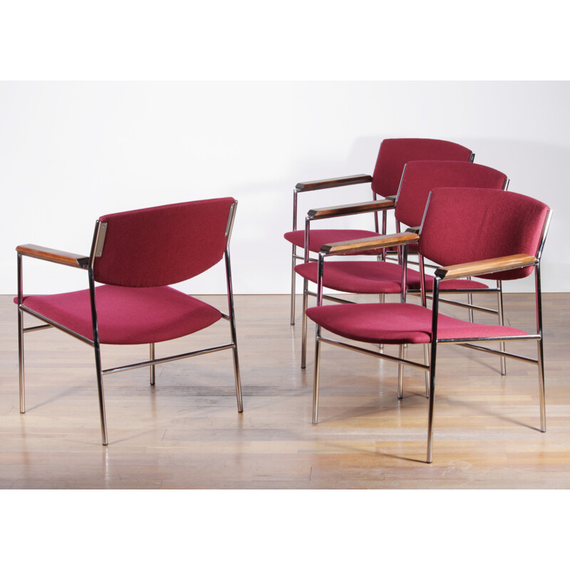 't Sprecturm easy arm chairs, Gijs van der SLUIS - 1960s