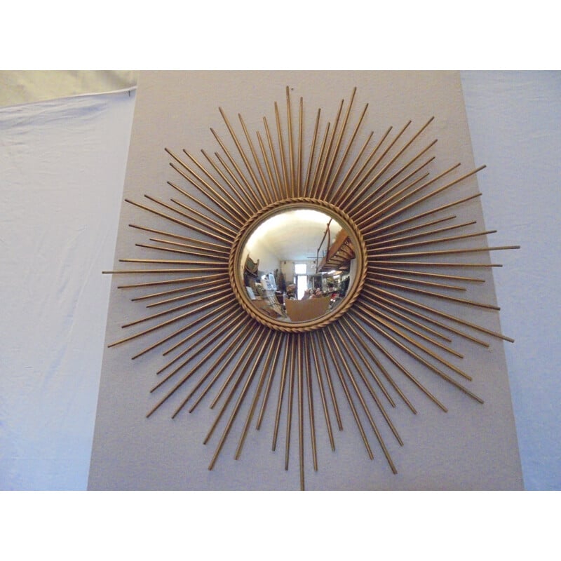 Vintage mirror sun Chaty de Vallauris, 1960s