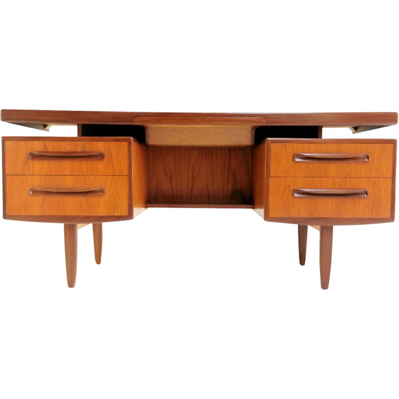 Vintage teak desk by Victor Wilkins For G Plan Fresco, 1960s