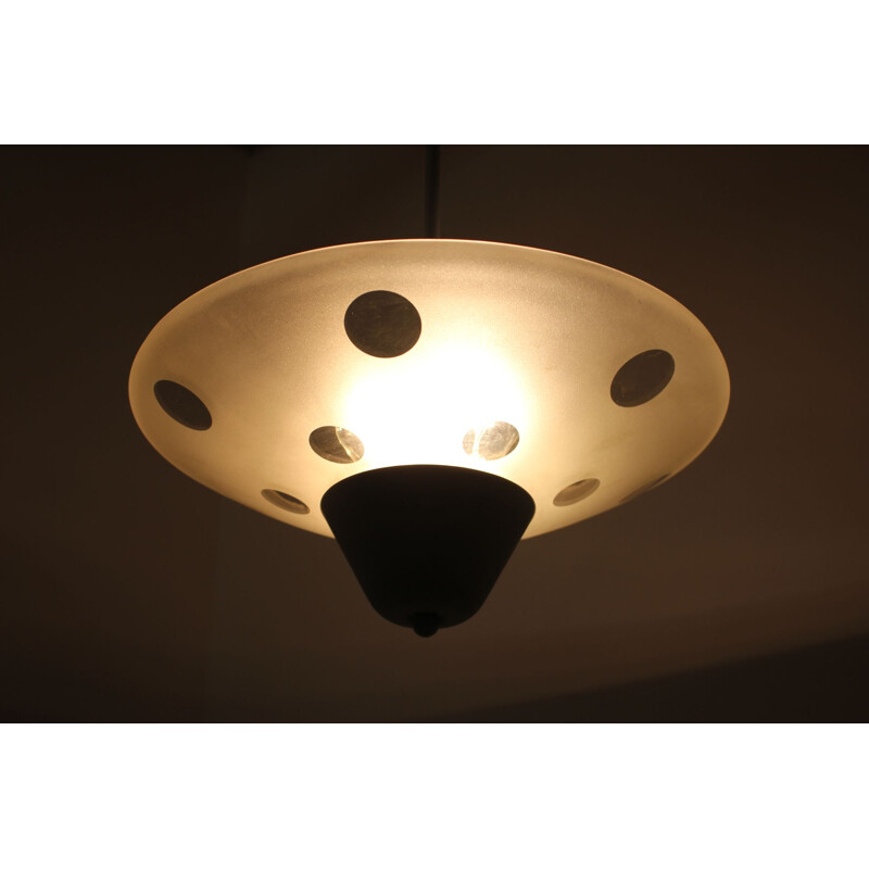 Lampadario Bauhaus vintage di Franta Anyz per Napako, 1940