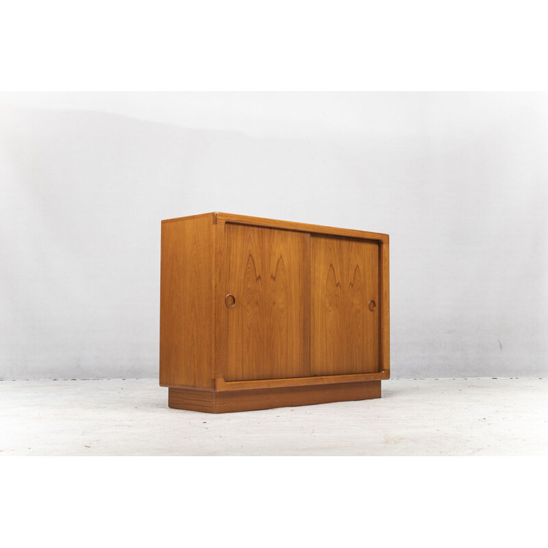 Vintage teak shoe cabinet from CFC Silkeborg, 1970s