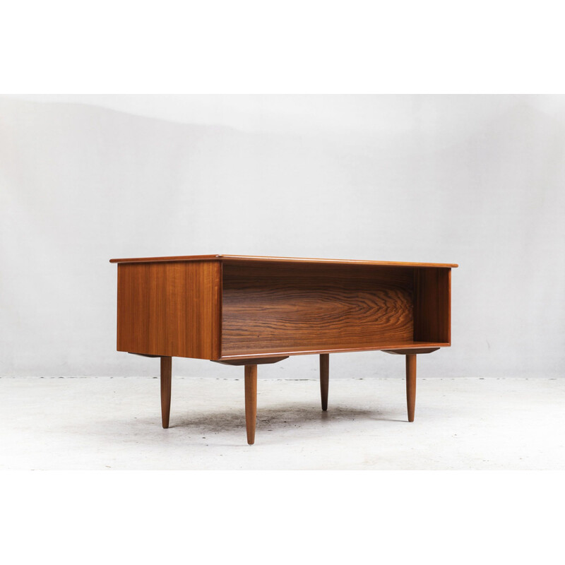 Vintage Teak Desk by Svend Aage Madsen for Falster Danish, 1960s