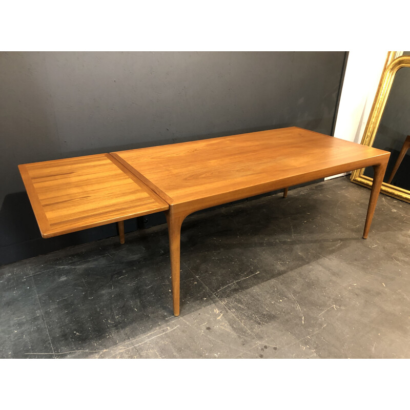 Vintage dining table johannes Andersen 230cm