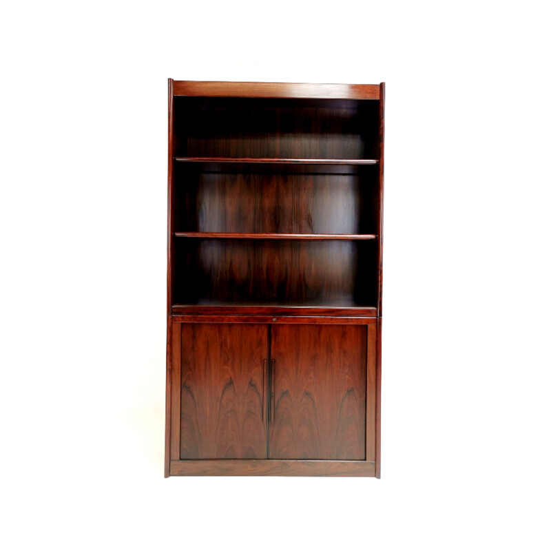 Vintage Display Cabinet Wall Unit Dyrlund Rosewood  Danish 1980