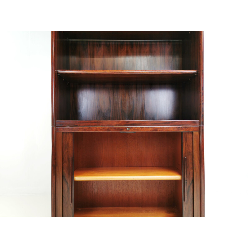 Vintage Display Cabinet Wall Unit Dyrlund Rosewood  Danish 1980