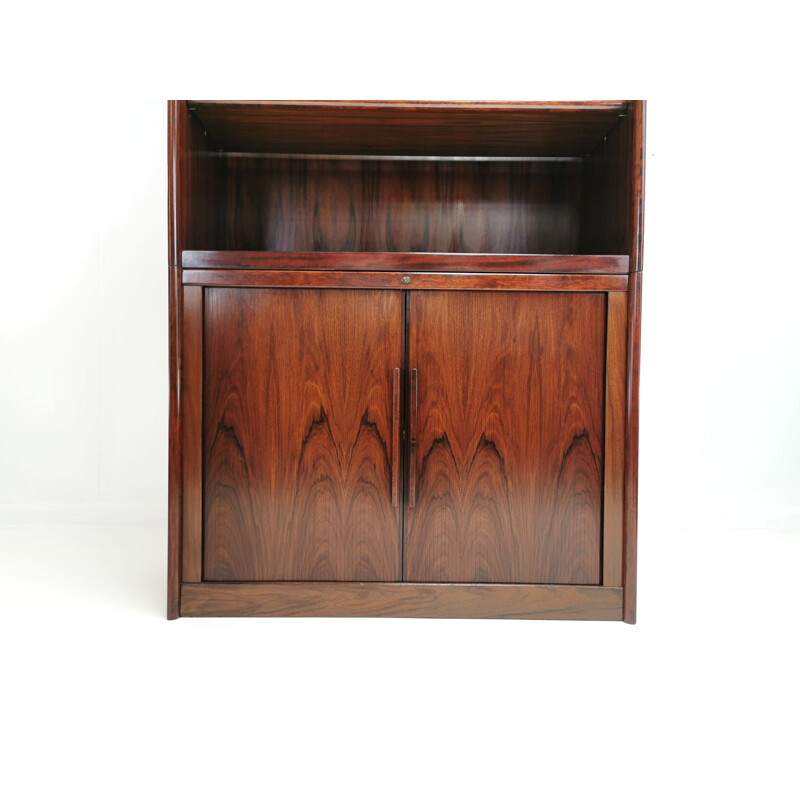 Vintage Display Cabinet Wall Unit Dyrlund Rosewood  Danish 1980