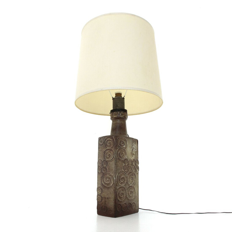 Vintage ceramic table lamp, West German 1960s