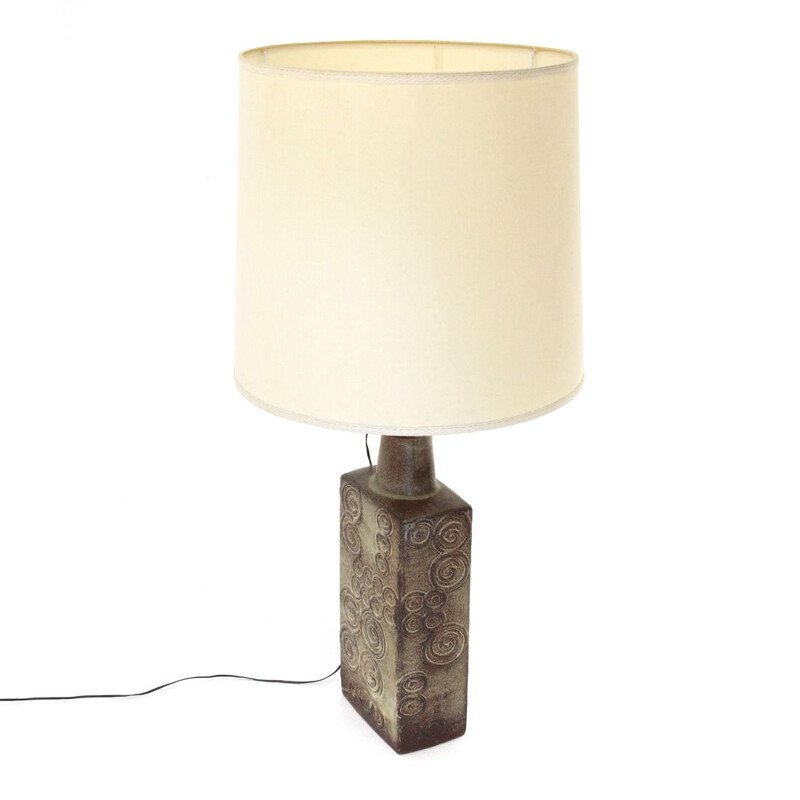 Vintage ceramic table lamp, West German 1960s