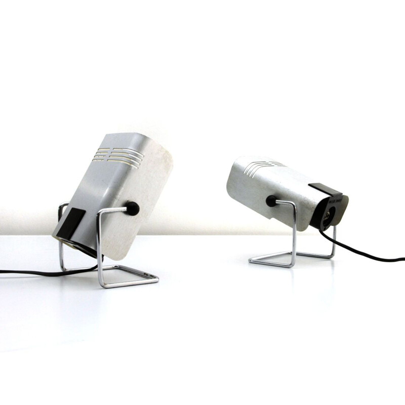 Pair of table lamp vintage by Targetti, 1970s