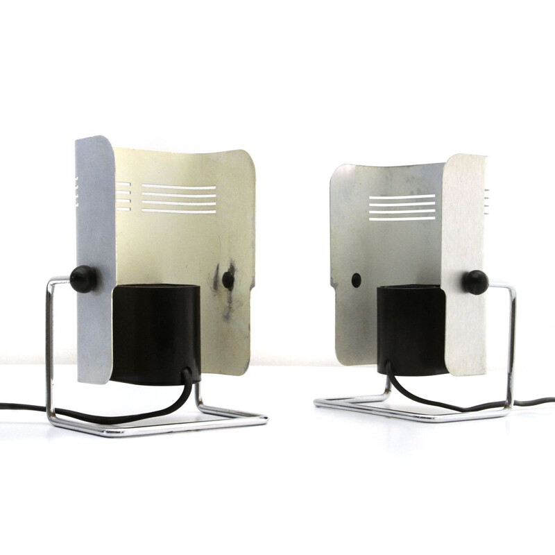 Pair of table lamp vintage by Targetti, 1970s