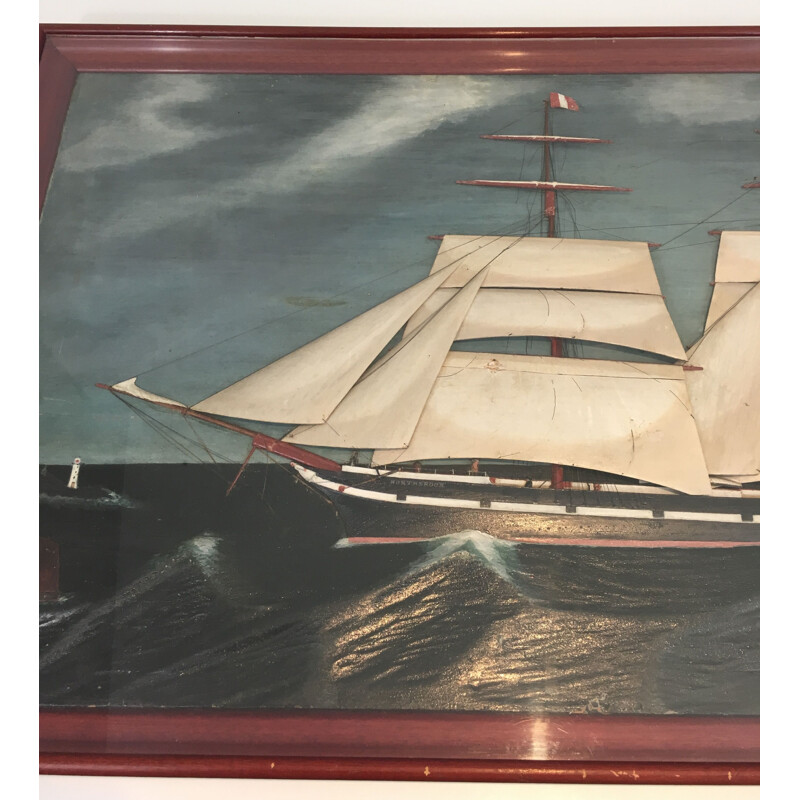 Modelo vintage de medio plano "Northbroox ship"
