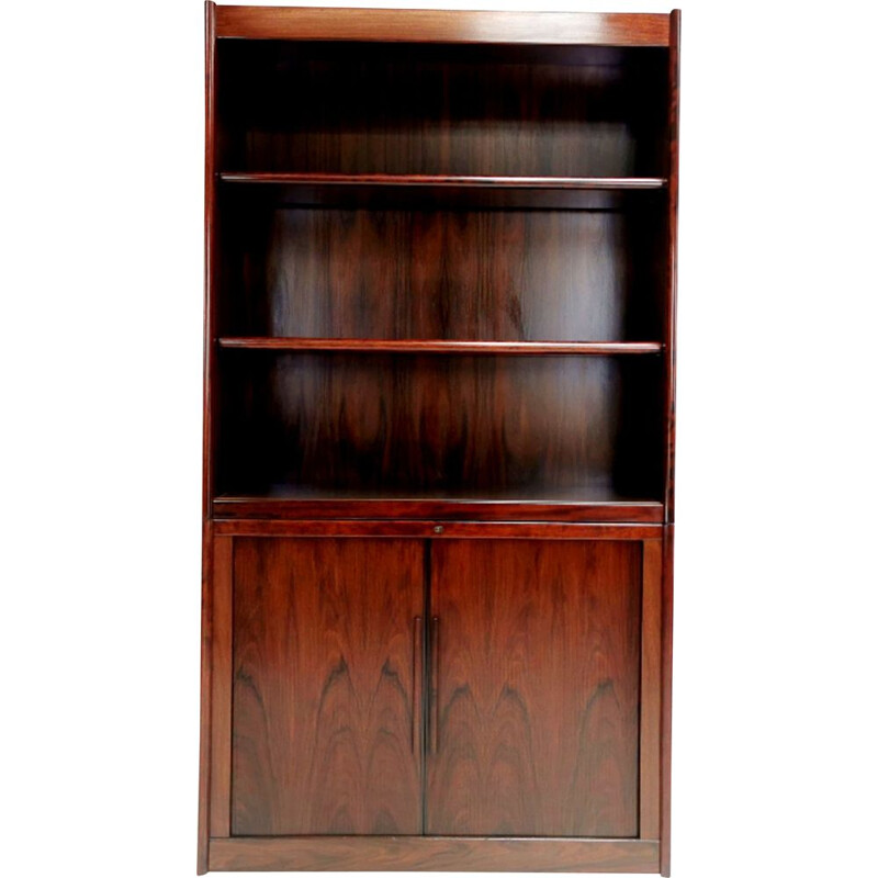 Vintage Display Cabinet Wall Unit Dyrlund Rosewood  Danish 1980