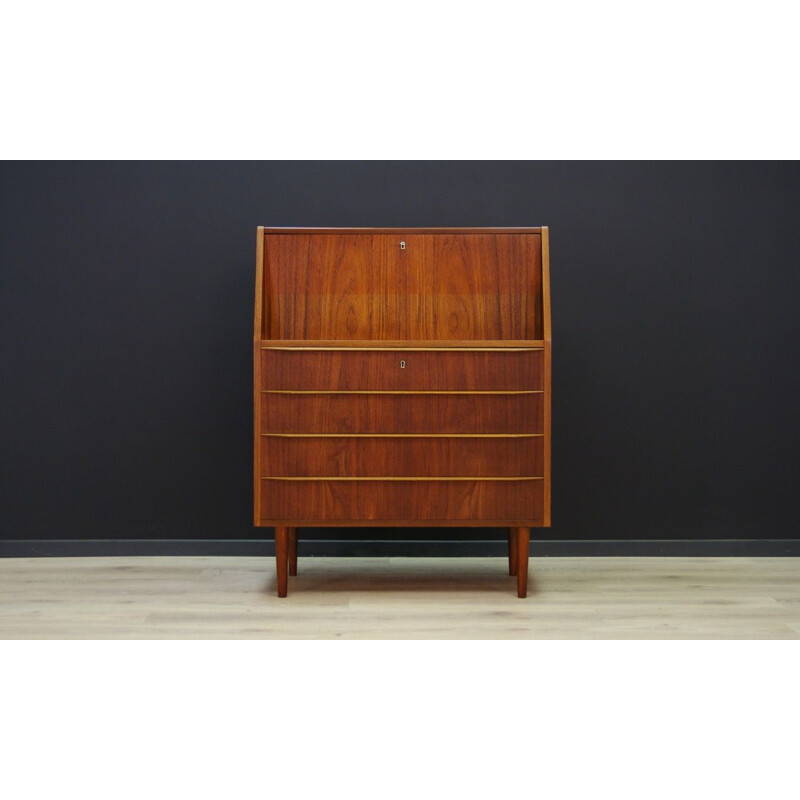 Vintage Secretaire Teak Danish 1960