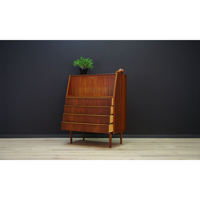 Vintage Secretaire Teak Danish 1960