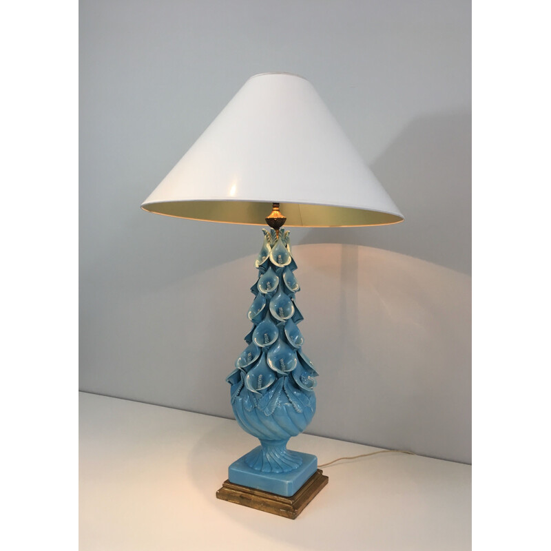Lampe vintage Décorative en Céramique 1950