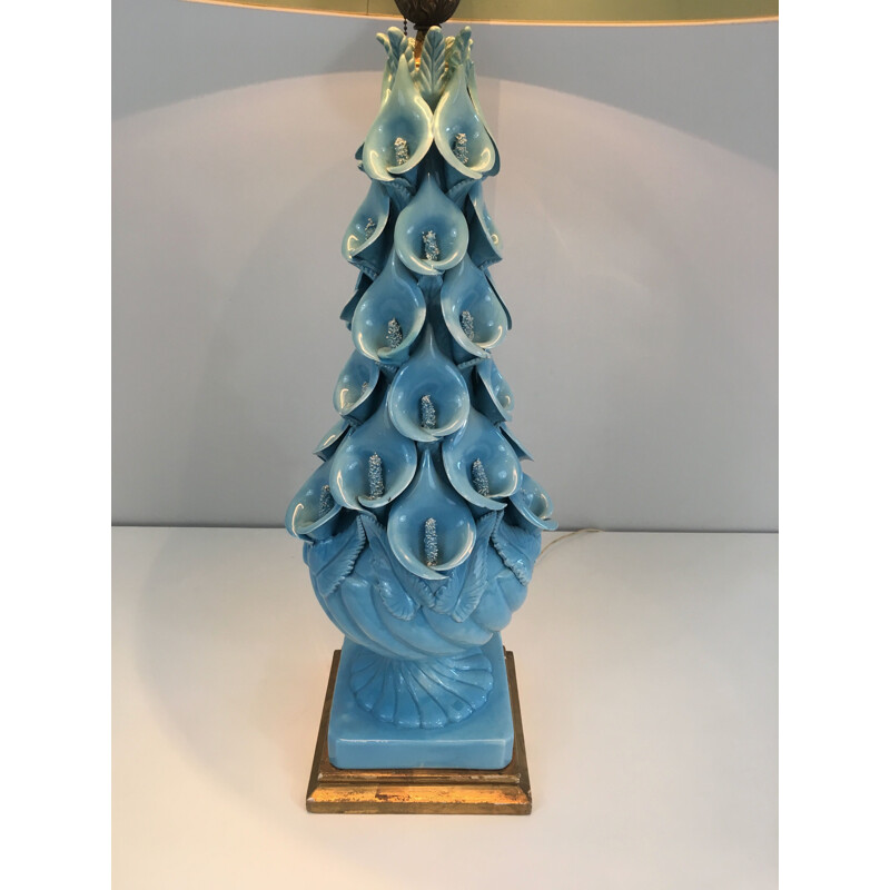 Vintage Ceramic Decorative Lamp 1950