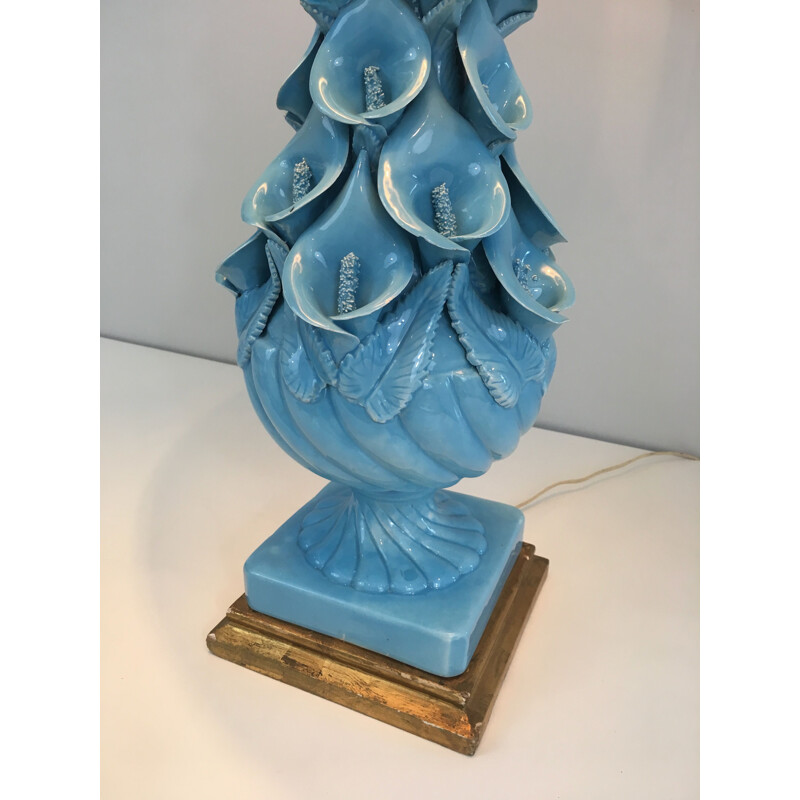 Vintage Ceramic Decorative Lamp 1950