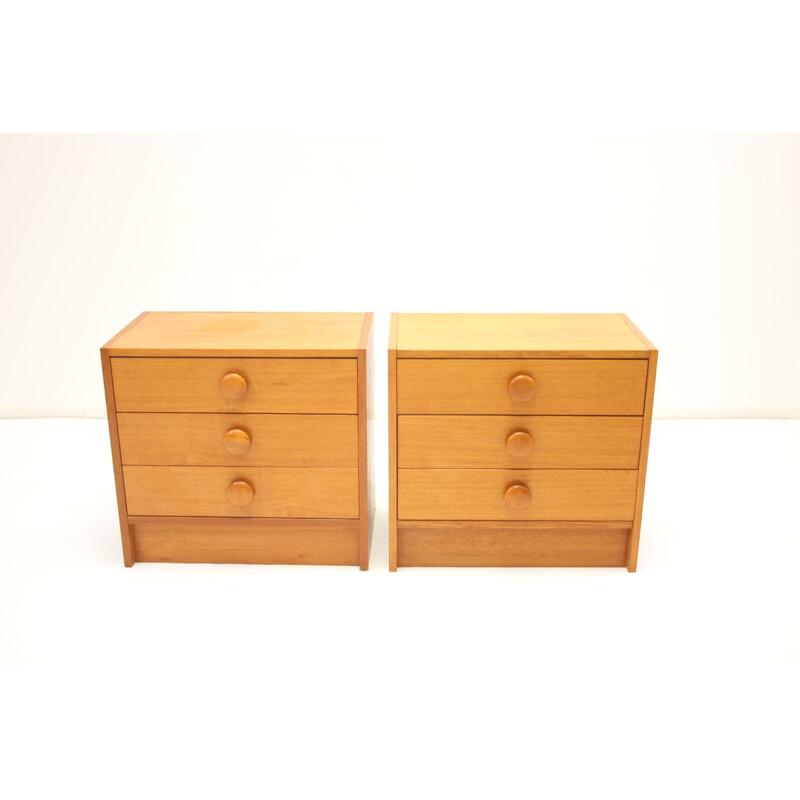 Pair of  Vintage bedside tables Danish