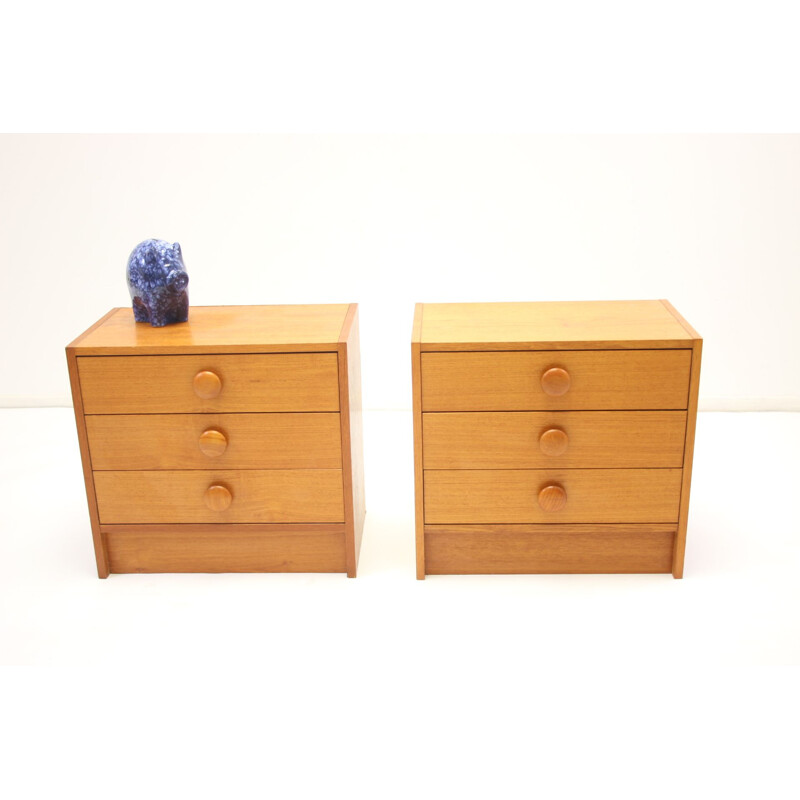 Pair of  Vintage bedside tables Danish