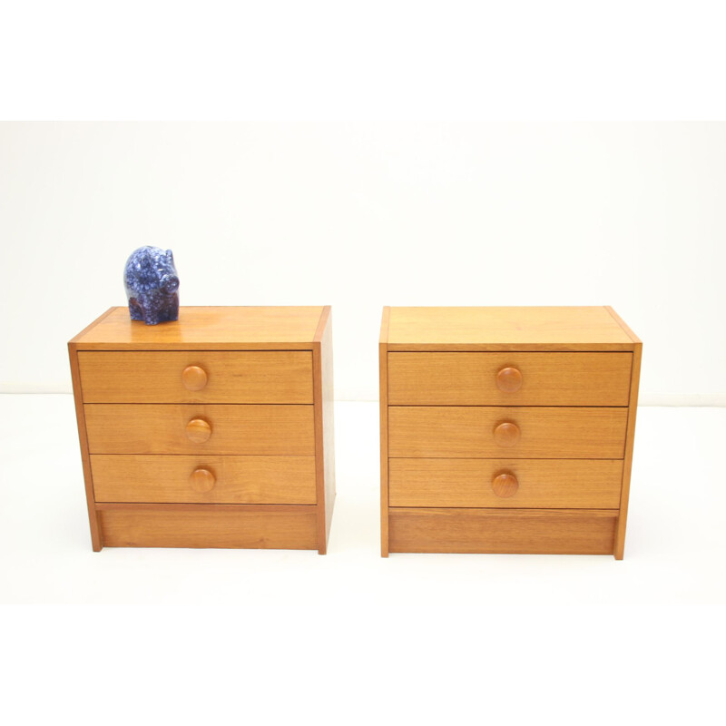 Pair of  Vintage bedside tables Danish