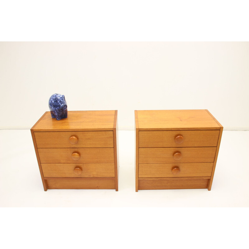 Pair of  Vintage bedside tables Danish