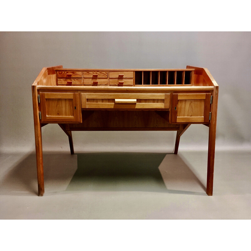 Bureau vintage massif scandinave 1960