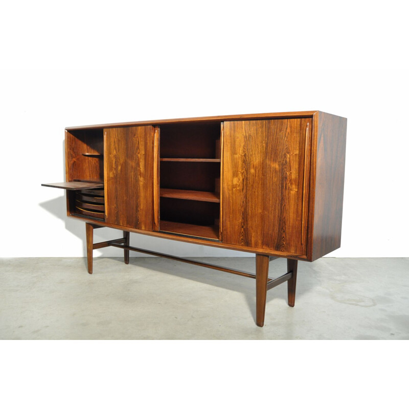 Mid-century Rosewood sideboard by Arne Vodder for HP Hansen, Danish 1960s 