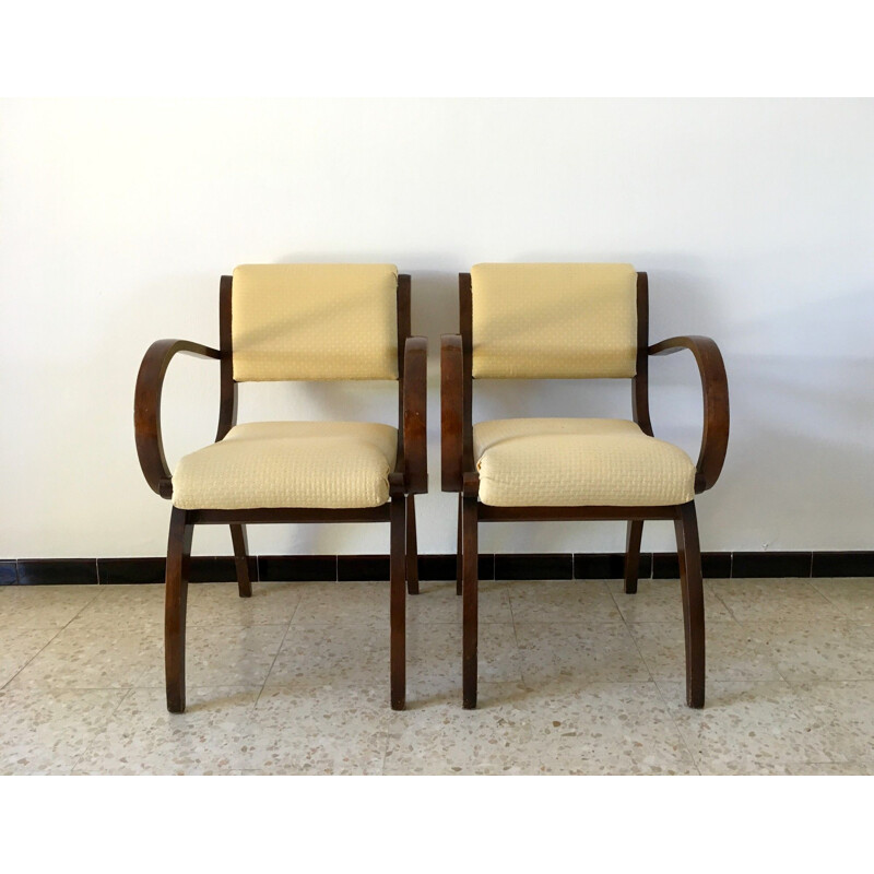 Pair of Stella 1950 Vintage Armchairs