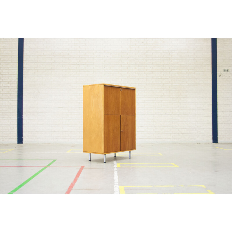 Pastoe teak and birchwood cabinet, Cees BRAAKMAN 