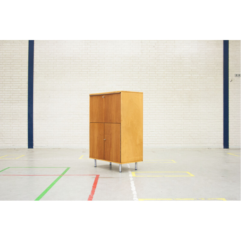 Pastoe teak and birchwood cabinet, Cees BRAAKMAN 