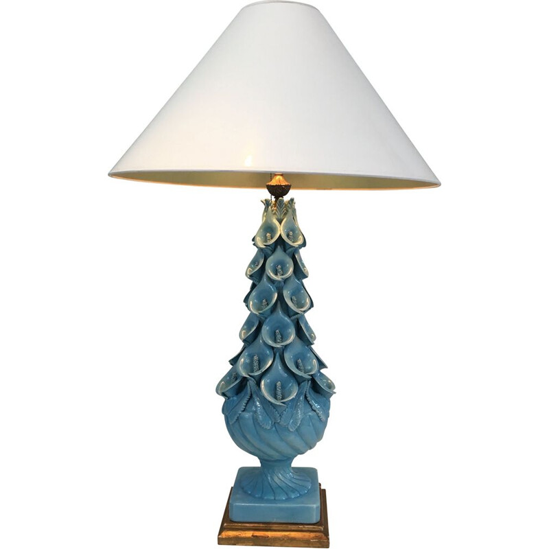 Vintage Ceramic Decorative Lamp 1950