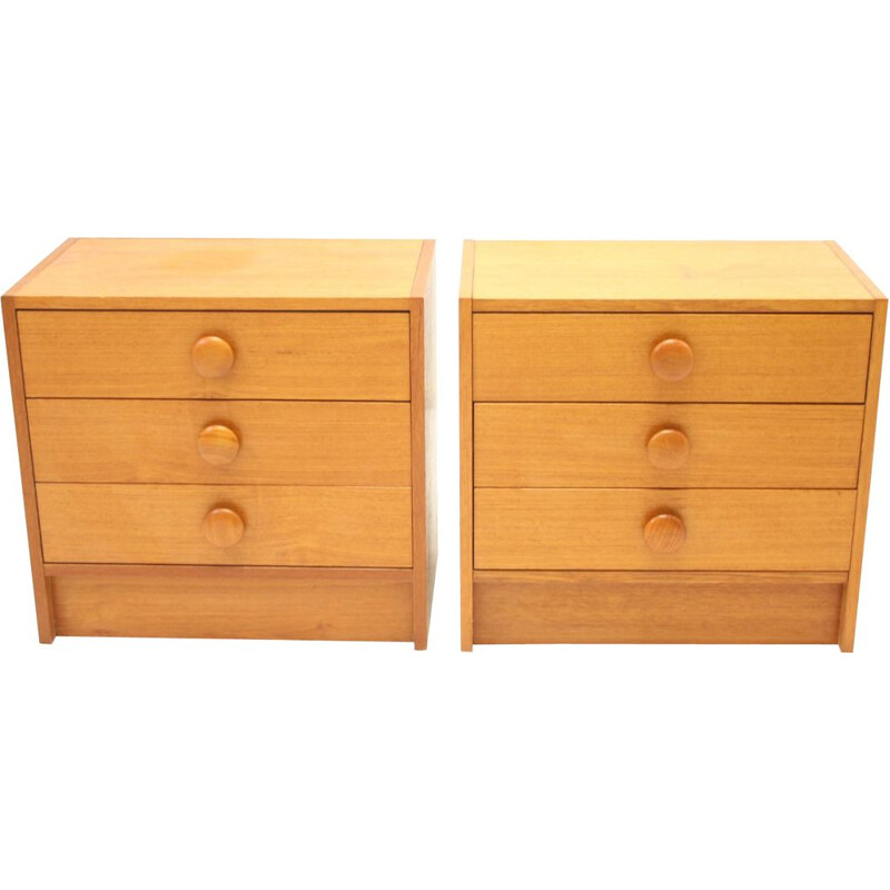 Pair of  Vintage bedside tables Danish