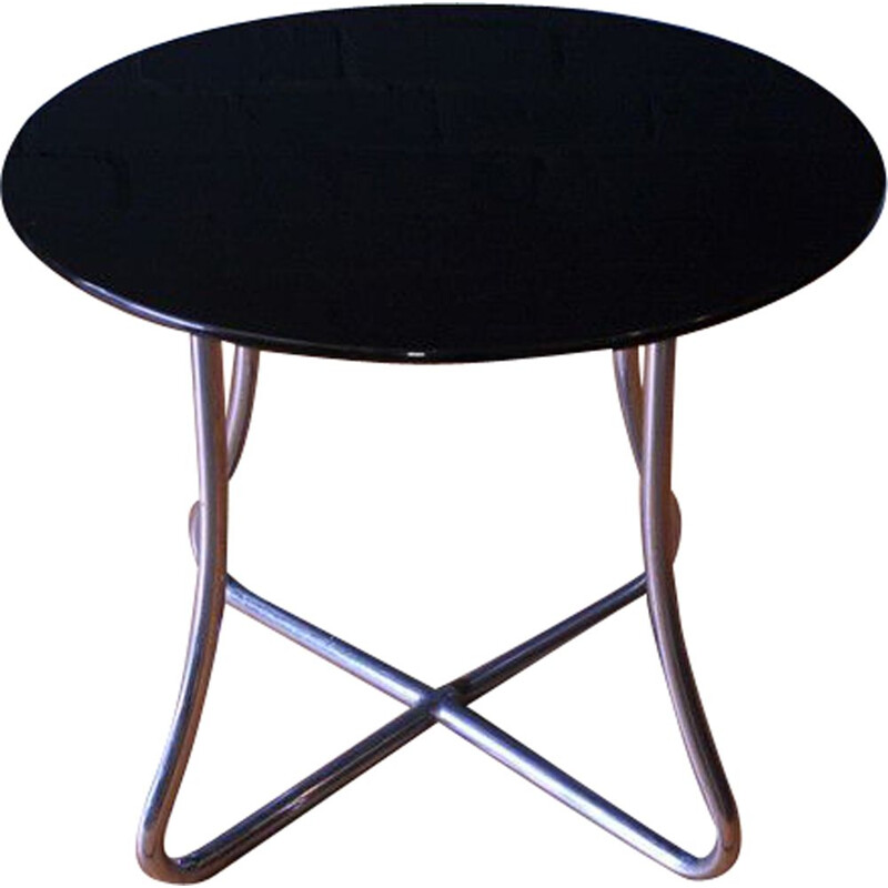 Table circulaire Vintage - verre