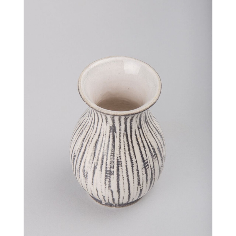 Small vintage Fat Lava Vase from Bay Keramik, 1970s