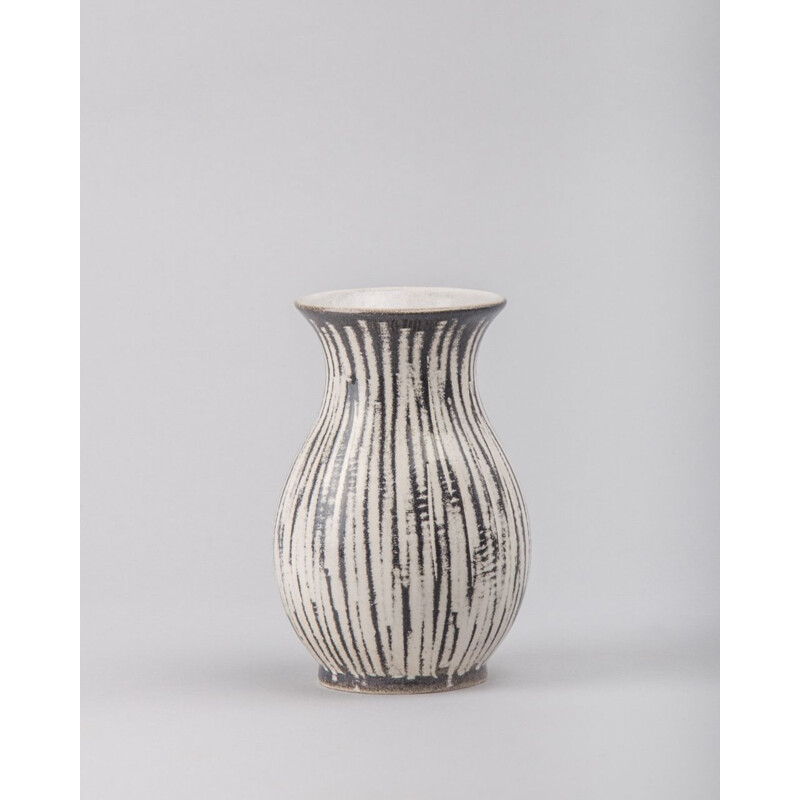 Small vintage Fat Lava Vase from Bay Keramik, 1970s