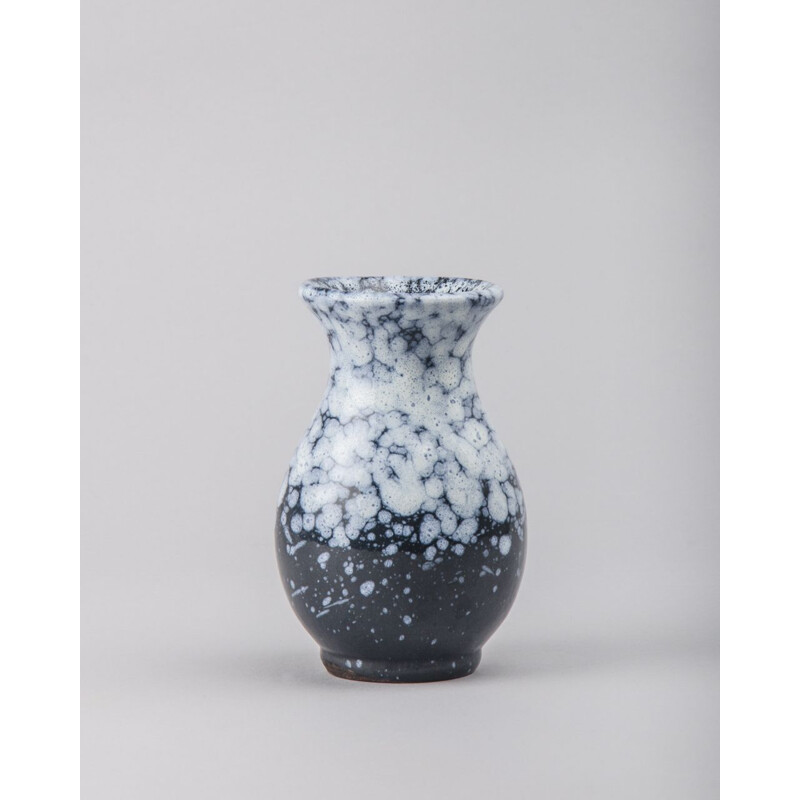 Kleine Vintage-Vase Fat Lava von Bay Keramik, 1970