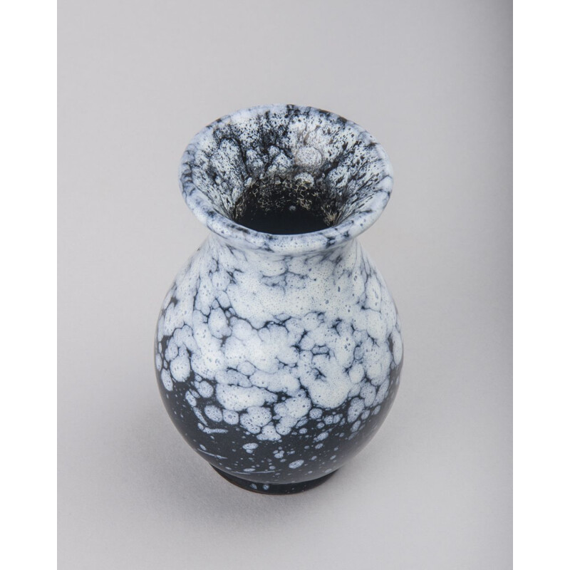 Kleine Vintage-Vase Fat Lava von Bay Keramik, 1970