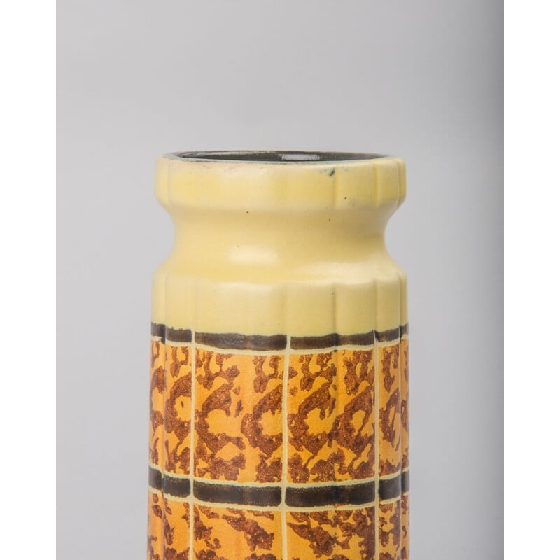 Vintage Fat Lava Vase from Jasba, 1970s