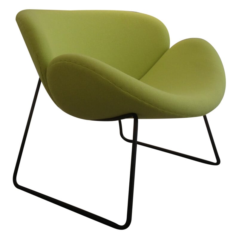 Green "Orange Slice" armchair, Pierre Paulin - 1950s 